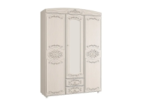 шкаф 3-створчатый комбинированный Каролина (с зеркалом)