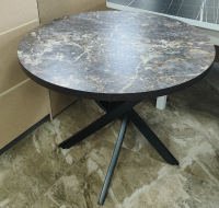 стол шип круглый (опал темный)