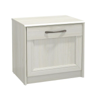 тумба прикроватная 45.17 Лиана (ясень анкор светлый / Masa Decor ясень анкор светлый / ПВХ ясень анкор светлый / профиль Masa Decor ясень анкор светлый