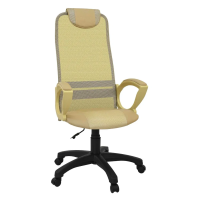 кресло офисное Элегант L4 сетка бежевая/Pegaso беж., топ ган, пятилучие Директор