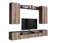 шкаф многоцелевого назначения Прага-4 венге/кейптаун