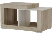 стол журнальный Ольга-19 (дуб крафт серый/дуб крафт белый)