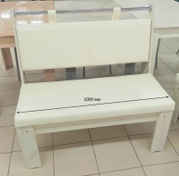 скамья мягкая 1000 дуб крафт белый
