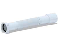 труба гибкая 40*40/50 Ани К106 с гайкой