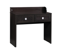 стол туалетный Мона 06.16 (венге/профиль венге/кожзам глянец Crocodil коричневый)