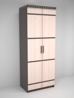 шкаф 2-створчатый Ольга-13 для одежды венге/дуб млечный