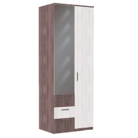 Шкаф 2-створчатый Александра-4 анкор темный/анкор светлый