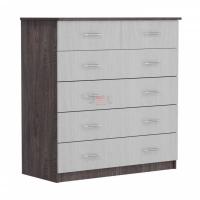 комод-6 с 6 ящиками анкор темный/анкор светлый