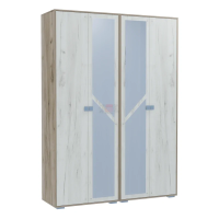 шкаф 4-створчатый Ольга-17 для белья и одежды