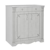 комод-1 Ольга-1Н белый экспо/анкор светлый