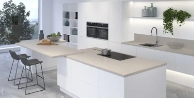 столешница влагостойкая № 3043М Семолина серая (600*3000*38*1U) Союз