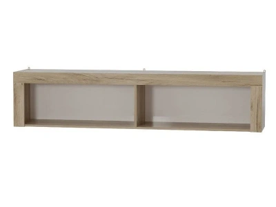 Полка №3 Ольга-19 (дуб крафт серый/дуб крафт белый)