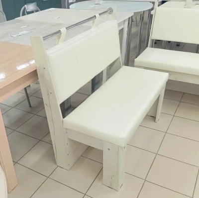 скамья мягкая 1000 дуб крафт белый