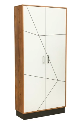 шкаф комбинированный 54.14 Гамма (таксония/черный/ПВХ белый)