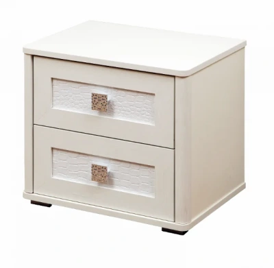 тумба Мона 06.285 (вудлайн кремовый/профиль Аруша венге/кожзам глянец Crocodil белый)