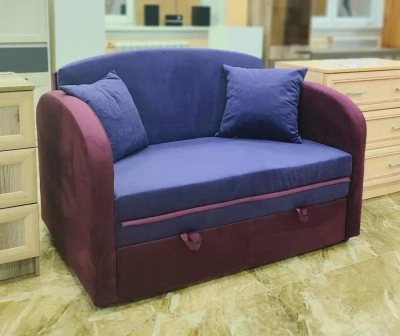 мини диван-кровать Натали-15 (фиолетовый)
