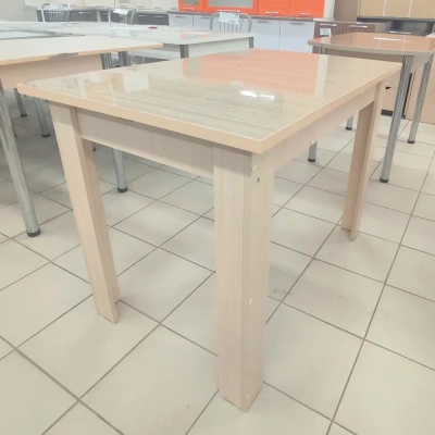 стол премьер раздвижной 22мм ноги ЛДСП (зебрано 9213 матовый)