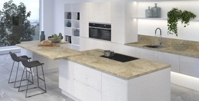 столешница влагостойкая № 426К Бежевый маскарелло (600*3000*38*1U) Союз