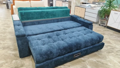 диван Милан-4 (4659) Жоли 20 / Жоли 20 / Жоли 20 / НПБ 100 мм (256 шт/м2)