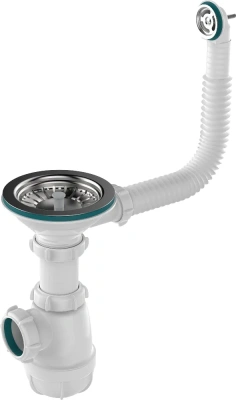 сифон для кухни АКВАНТ для каменных моек S-142