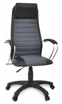кресло офисное Элегия L2 сетка серая, топ-ган, подл. хром, пятилучие Директор