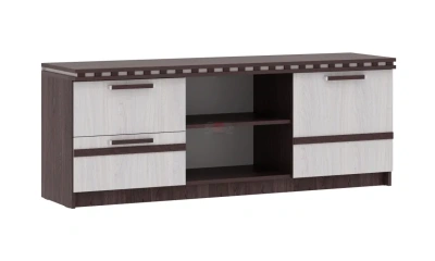 тумба для теле-радио аппаратуры Ольга-13 анкор темный/анкор светлый