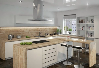 столешница влагостойкая № 2073/Pw Дуб светлый белый (600*3000*38*1U) Кедр