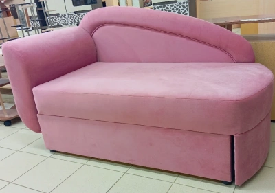 мини-тахта Натали-6Ю (розовый) правая