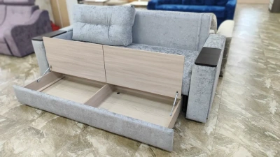 диван Олимп-8 (4656) Бель 07 / Бель 07 / Бель 07 / НПБ 100 мм (256 шт/м2)