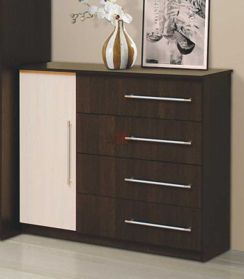 комод-9 венге/дуб млечный