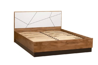 кровать двойная 54.15 Гамма универсальная ш.1600 (с ортопедическим основанием) таксония/черный