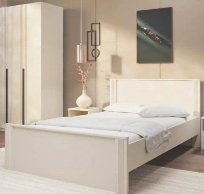 кровать двуспальная 1400*2000мм Ольга-6, кашемир