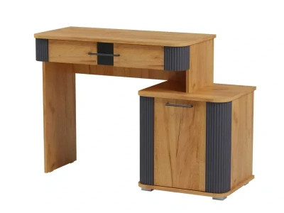 стол туалетный Ольга-2 дуб золотистый/антрацит