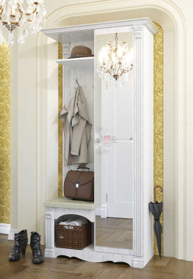 прихожая Саша-16 белый экспо/анкор светлый