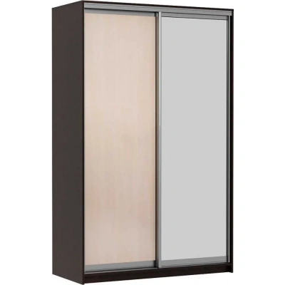 шкаф-купе Мираж-10.1 венге/дуб млечный (1 зеркало)