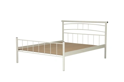 кровать двойная 42.25 Токио (металл белый)