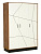 шкаф для одежды 54.12 Гамма 3х-дверный