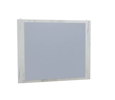 зеркало навесное Ольга-17 (дуб крафт серый/дуб крафт белый)