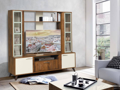 тумба под телевизор Виста-20 (таксония/белый)