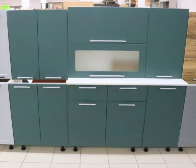 кухонный гарнитур Диана-4 1,8м софт (67 86 45 61 84с 41) изумрудное море