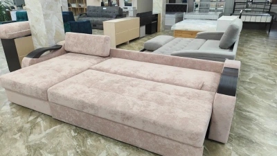 диван углой Остин-29 (4662) Соната 13 / 7 / НПБ 100 мм (256 шт/м2), Объём ящика: 500 л