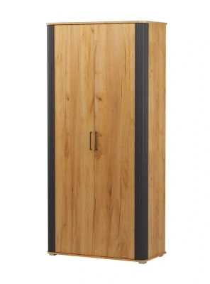 шкаф 2-створчатый Ольга-2 для белья дуб золотистый/антрацит